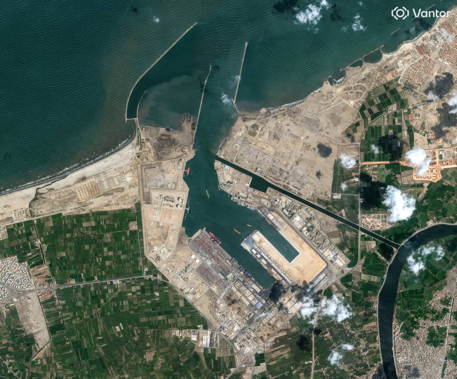 Drone Strikes U.S.-Owned Gas Storage Tanker at Egyptian Port, Reports Say