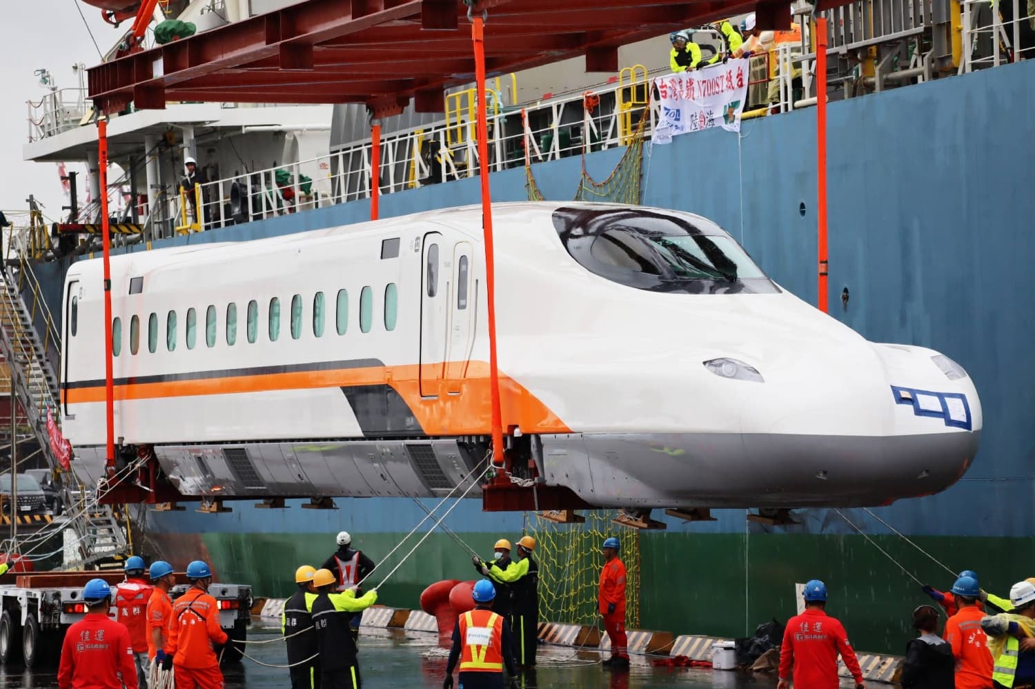 Taiwan Receives New N700ST Shinkansen Model from JR Central