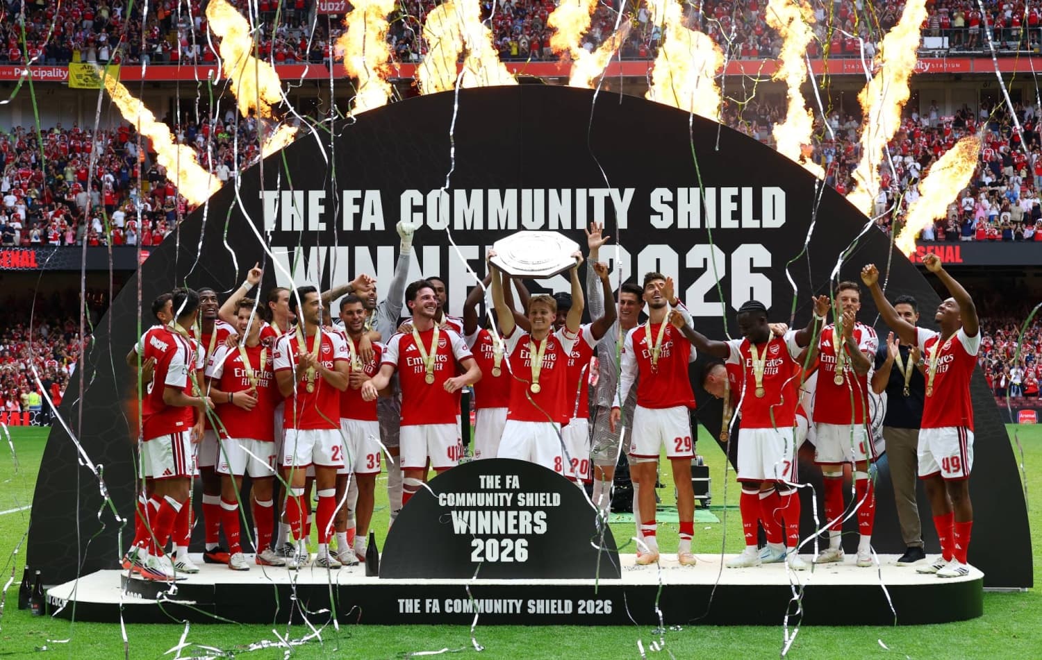 Arsenal Claims Victory Over Manchester City in Community Shield Match