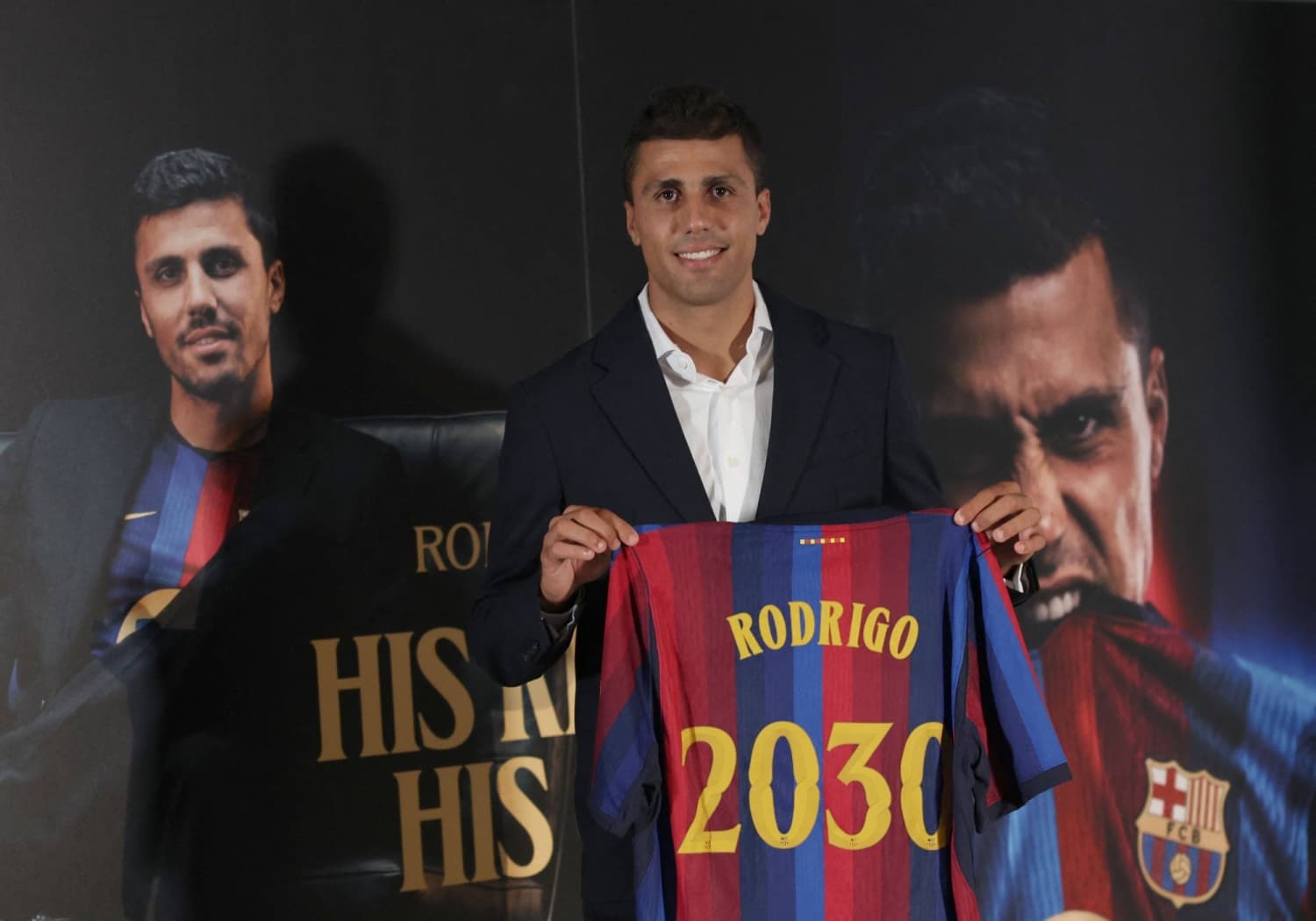 Rodri expresses excitement following his transfer to Barcelona until 2030