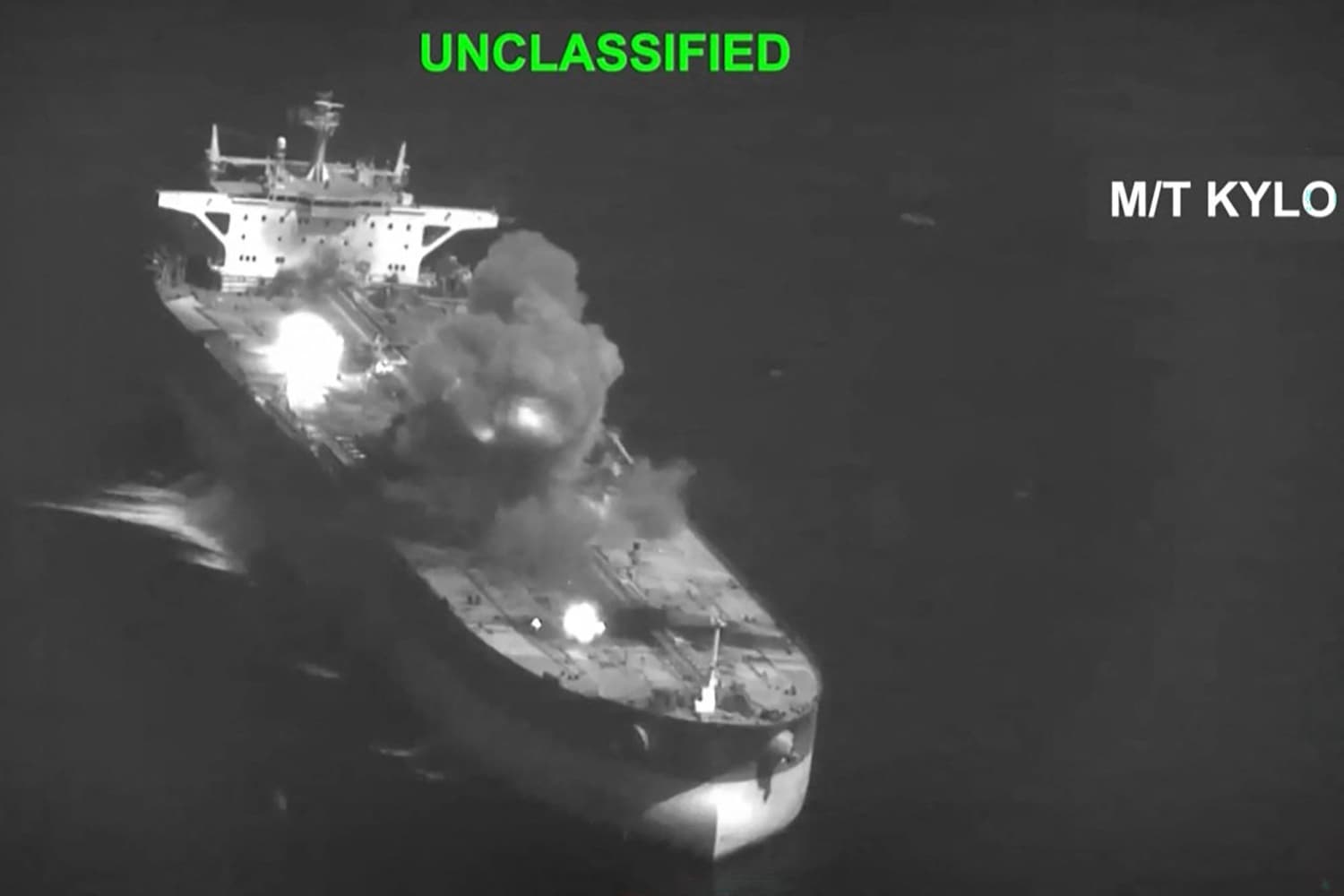 U.S. and Iranian Forces Exchange Fire Near Iranian Waters