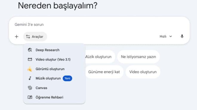 Google, Lyria 3 Pro ile müzik üretim süresini üç dakikaya çıkardı