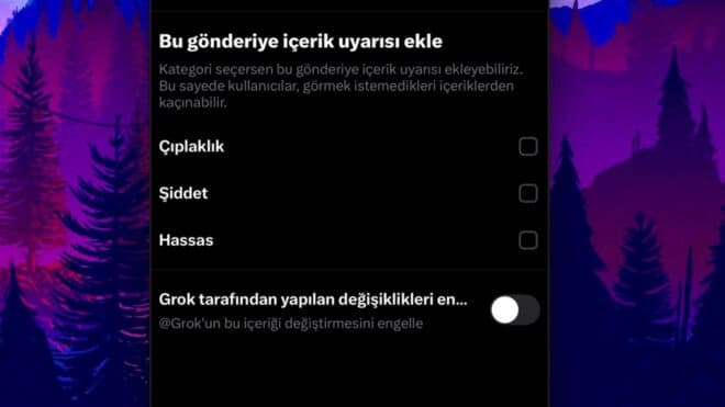 X, Grok'un yüklenen fotoğrafları düzenlemesini engelleyen bir ayar seçeneği getirdi