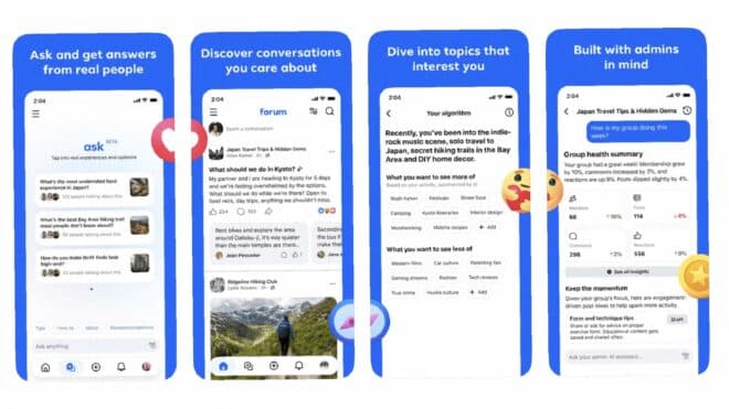 Meta, Facebook grupları için yeni uygulama Forum'u tanıttı