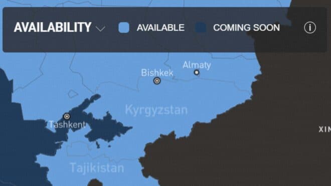 Starlink, Kırgızistan'da hizmet vermeye başladı