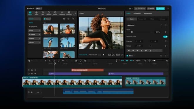 CapCut Pad uygulaması artık Android tabletlerde kullanılabilir