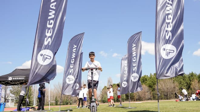 Segway, genç atletlere destek oldu