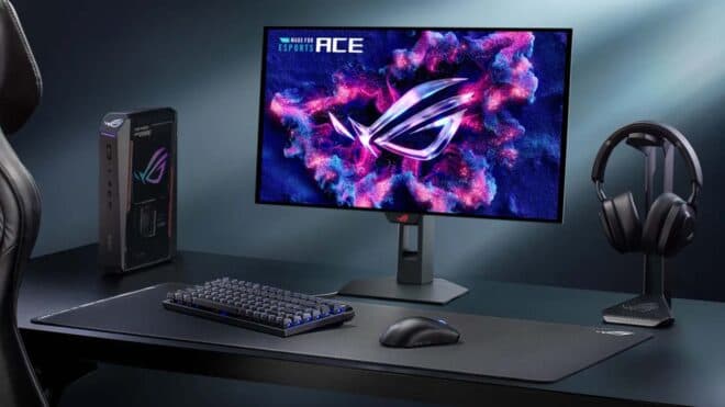 Asus ROG Strix OLED XG259QWPG Ace, 24,5 inç OLED oyun monitörü tanıtıldı