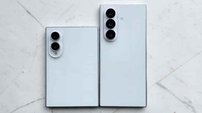 Samsung Galaxy Z Fold8 ve Z Fold8 Ultra'nın maketleri yan yana görüntülendi
