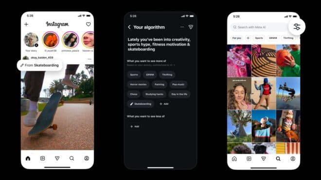 Instagram, algoritma özelleştirme sistemini ana akışa entegre etti