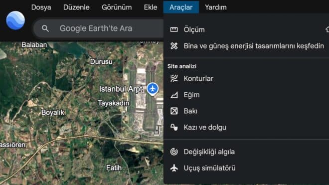 Google Earth'ün web sürümünde Uçuş Simülatörü kullanıma sunuldu