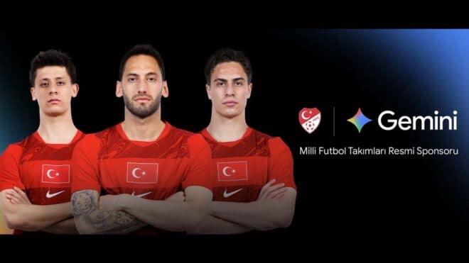 Google Gemini, Türkiye Milli Futbol Takımları'nın sponsoru oldu