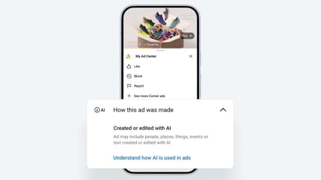 Google, yapay zeka ile yapılan reklamları etiketlemeye başlıyor