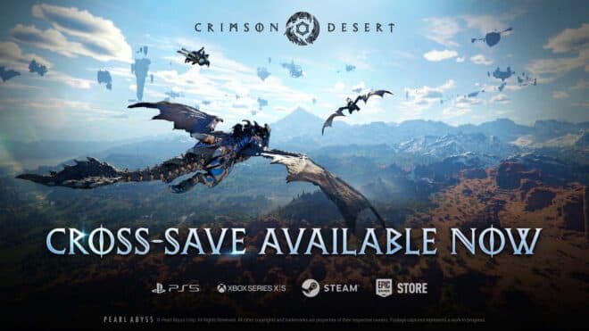 Crimson Desert'a çapraz kayıt özelliği eklendi
