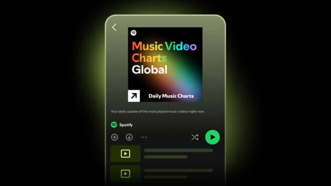 Spotify, en popüler 50 müzik videosunu gösteren yeni listeyi başlattı