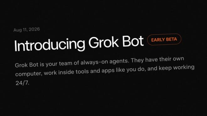 SpaceXAI yeni yapay zeka sistemi Grok Bot'u tanıttı