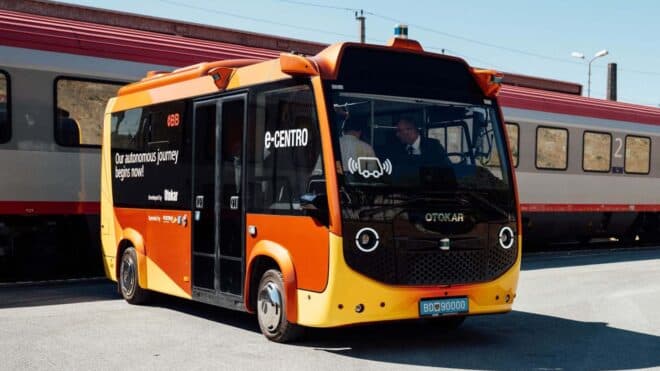 Otokar'ın otonom e-Centro otobüsü Avusturya'da test ediliyor